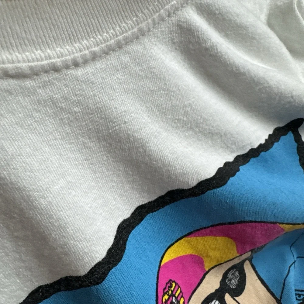 Vintage Mel And The Party Hats Large T Shirt Band Music 30 Years 1985-2015 White - Picture 14 of 15